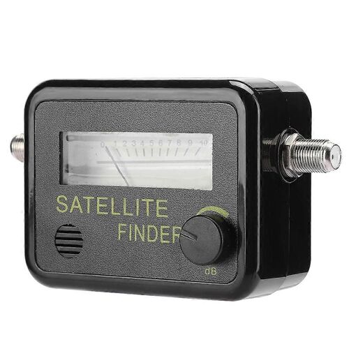 9501 Sensitive Satellite Finder Signal Strength Meter Noir avec écran numérique