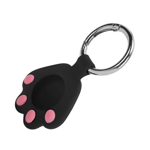Housse de protection en silicone de dessin animé Coque de protection anti-rayures pour IOS Locator (noir)