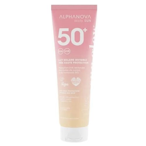 Alphanova Daily Sun Lait Solaire Invisible Très Haute Protection Sun Glow Spf50+ 150ml 