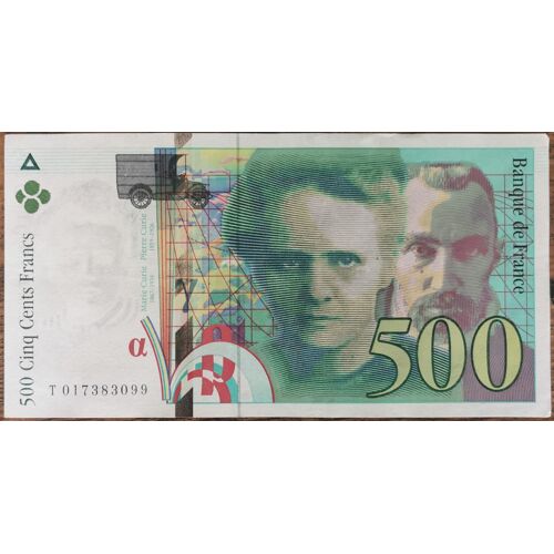 Billet De 500 Francs Pierre Et Marie Curie 1994 France T017383099
