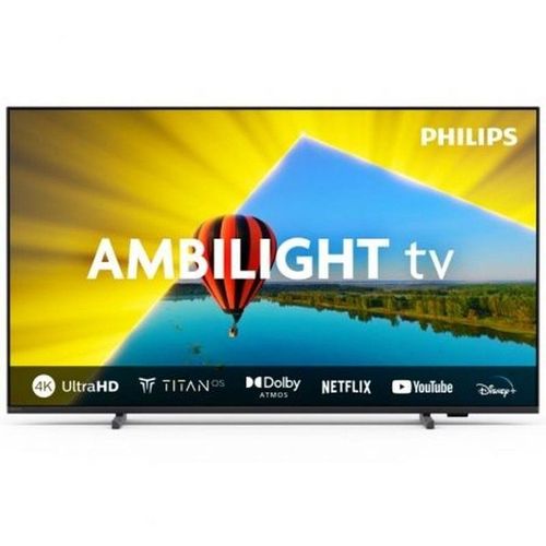 Philips 65PUS8079 - 65" TV LCD rétro-éclairée par LED - Smart TV - TITAN OS - 4K UHD (2160p) 3840 x 2160 - HDR - noir mat