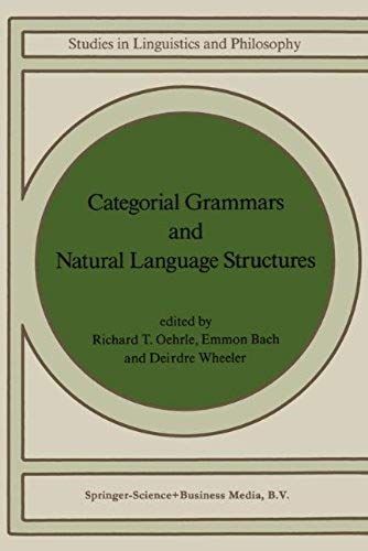 Categorial Grammars And Natural Language Structures