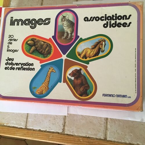 Images Associations D'idées Jeu D'observation Et De Réflexion Nathan 1974