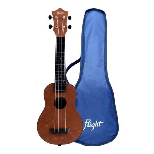 Flight Travel Series Tus65 Copper Ukulélé Soprano Avec Housse