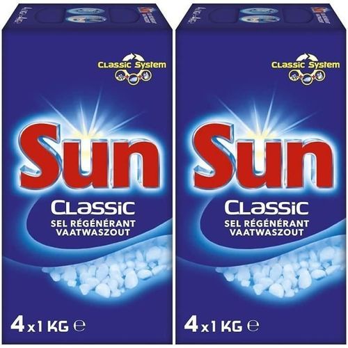 SUN - Sel Regénérant 4Kg - Lot De 2[133]