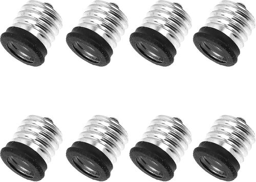 Adaptateur Led - 8 Pcs Lampe H Convertisseurs Ampoule Base Adaptateur Ampoule H Accessoire (E17 À E14)