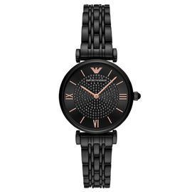 Montre Emporio Armani En Acier Noir