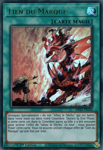 Yu Gi Oh Mp22 Fr156 Lien Du Marqué Ultra Rare