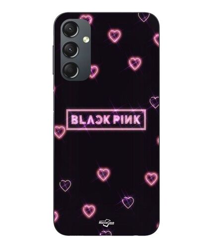 Coque Pour Samsung Galaxy A24 Blackpink Coeur Rose Maniacase