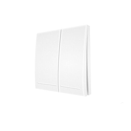Télécommande RF bouton poussoir contr?leur panneau mural transmetteur 3 pièces 2CH 433Mhz EV1527