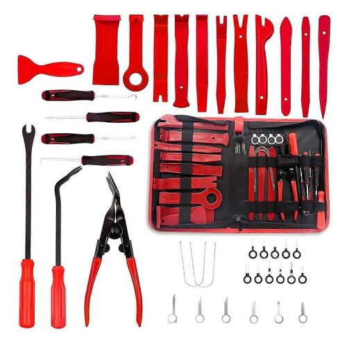Ensemble D'outils À Main Outil De Démontage Outil Intérieur Porte Clip Panneau Garniture Tableau De Bord Enlèvement Outil Kit A 38 Pcs