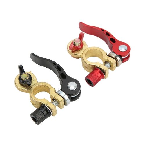 2pcs Batterie Dégagement Rapide Terminal 16 ?18mm Positif Négatif Connecteur Universel pour Automobiles RV Navires