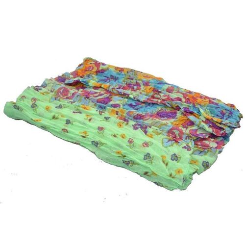 Longue Écharpe À Fleurs Multicolore Pour Femmes, Vintage, Châle Enroulé Chaud, Voile, Collier Chic, Serviette De Tête Pour Filles, Grande Vente 2018