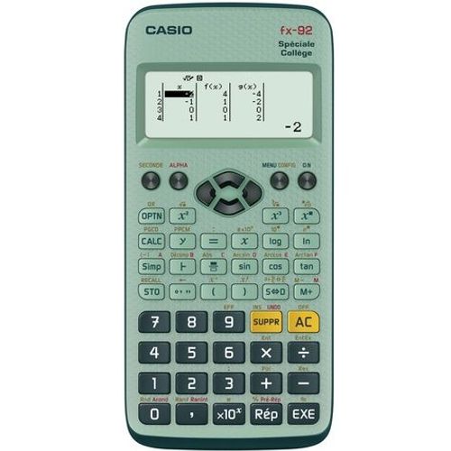 Calculatrice scientifique Casio FX-92 Spéciale Collège
