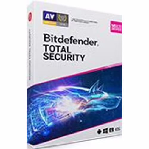 Bitdefender Total Security - 10 Postes - 2 Ans - Logiciel En Téléchargement - Pc