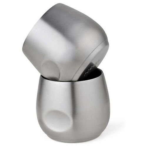 Tasses À Expresso En Acier Inoxydable 2 Pièces, 150 Ml Double Paroi Isolée Incassable Gobelet Petite Tasse Pour O