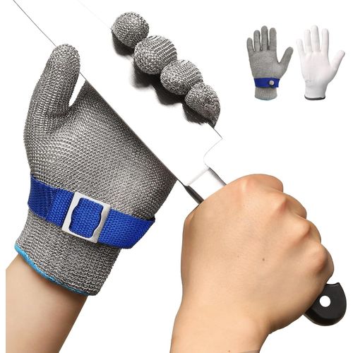 ISO-F Gant Anti Coupure Gants Anti Coupure Gant en acier inoxydable pour la finition de la découpe de la viande.[H83]