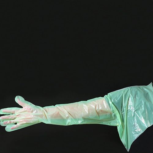 Kalanka-Lot De 50 Gants Jetables Vétérinaires Gants Longs Sans Latex Poudre Moufles Stériles Étanches Pour L'insémination Artificielle Examens Vétérinaires