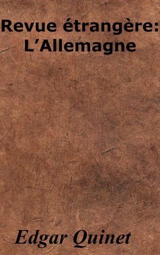 Revue Étrangère - L'allemagne