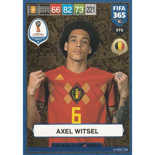 N° 375 - Carte Adrenalyn Xl Panini Foot Fifa 365 - 2019 - Axel Witsel - Belgique