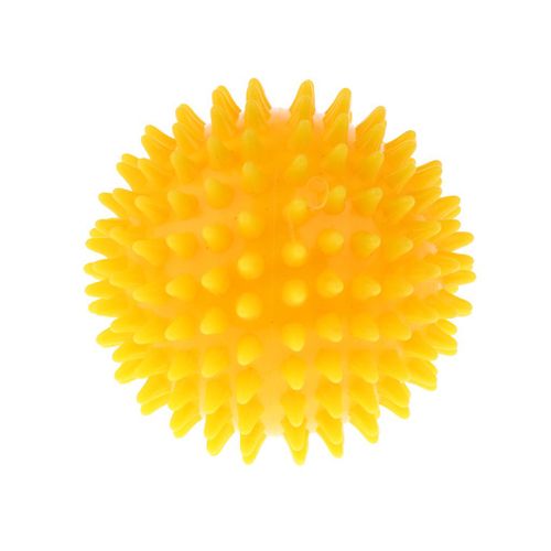 Ballon D'exercice De Yoga Léger Et Pointu En Boule De Massage Pour Boule De Pieds À La Main Jaune