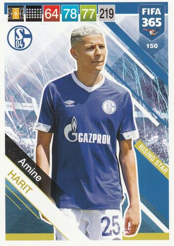 N° 150 - Carte Adrenalyn Xl Panini Foot Fifa 365 - 2019 - Amine Harit - Schalke 04