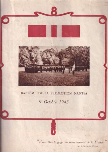 Baptême De La Promotion Nantes 9 Octobre 1943