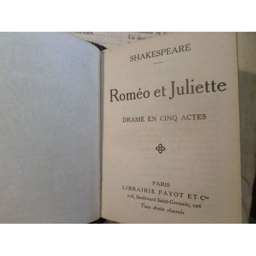 Bibliotheque Mineure - Romeo Juliette