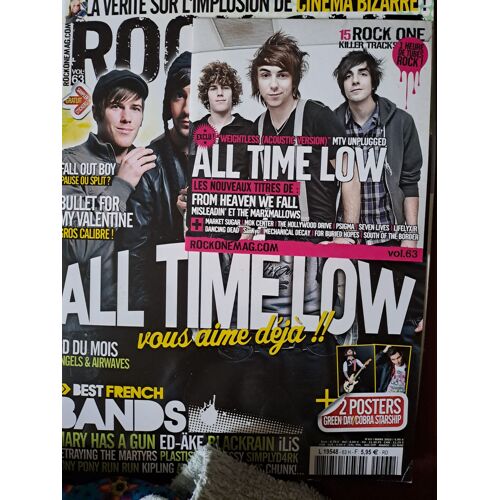 Rock One Volume 63 + Cd + 2 Posters Green Day/Cobra Starship ,Bb Brunes,Panik,Good Charlotte