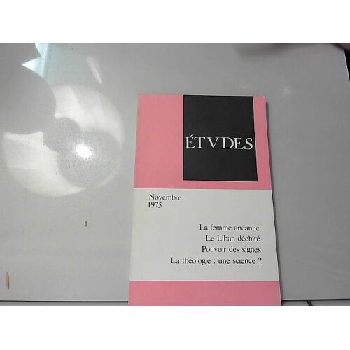 Etudes : Novembre 1975
