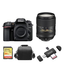 NIKON D7500 reflex 20.9 mpix + Objectif AF-S 18-300MM F3.5-6.3G ED VR DX + 64GB SD card + Sac + Memory Card Reader