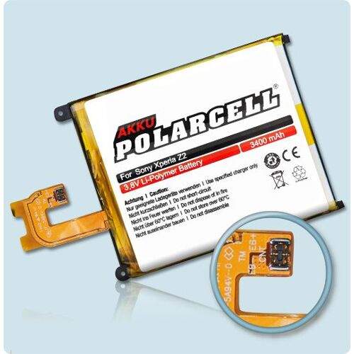 Batterie Li-Polymer 3,8 V 3400 Mah / 12,92 Wh Haut De Gamme Pour Sony Lis1543erpc - Garantie 1 An - De Marque Polarcell®