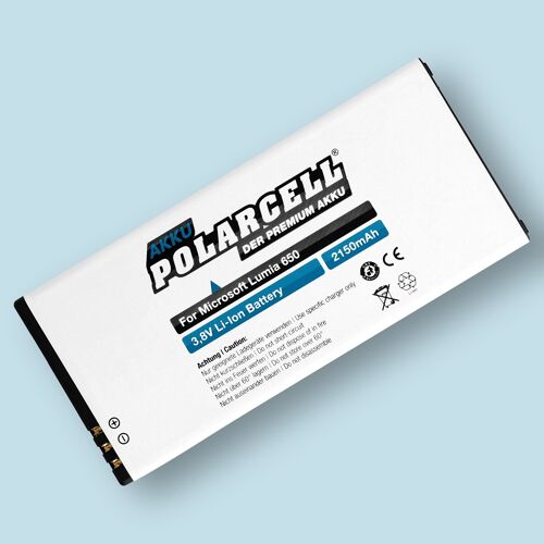 Batterie Li-Ion 3,8 V 2150 Mah / 8,17 Wh Haut De Gamme Pour Microsoft Bv-T3g - Garantie 1 An - De Marque Polarcell®