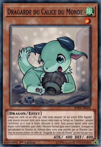 Yu-Gi-Oh! - Sdrr-Fr020 - Dragarde Du Calice Du Monde - Commune