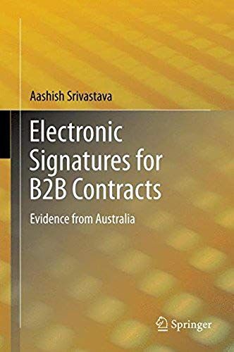 Electronic Signatures For B2b Contracts