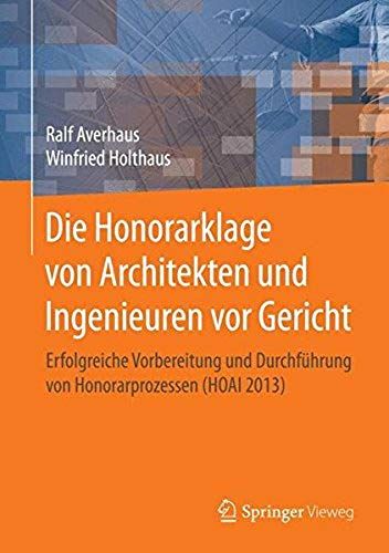Die Honorarklage Von Architekten Und Ingenieuren Vor Gericht