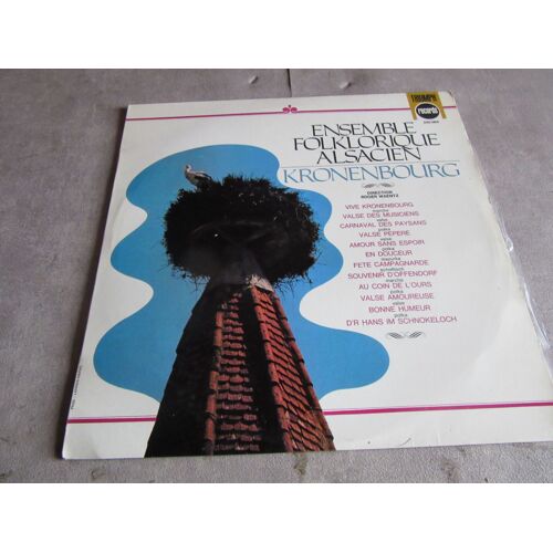 33 Tours Ensemble Folklorique Alsacien Kronenbourg (( Ref Triumph 240 064