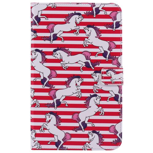Coque Pour Motif Tablet Samsung Galaxy Tab E 8,0 Sm-T377,Etui Pour Tablet Samsung Galaxy Tab E 8,0 Sm-T377 Pu Housse Flip Coque Avec Built Stand