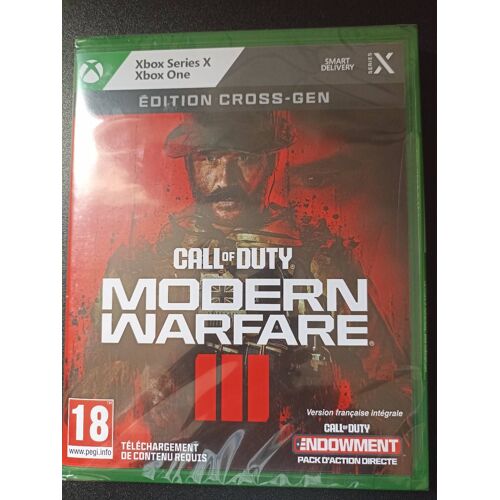 Call Of Duty : Modern Warfare Iii Édition Endowment Exclusivité Auchan Xbox Series X - Xbox One