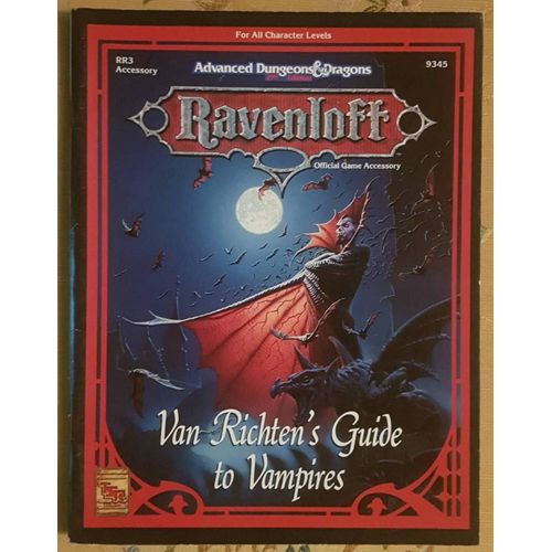 Ravenloft Van Richten's Guide To Vampires - Vo