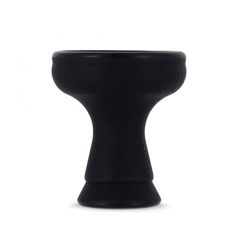 foyer vortex en silicone pour shisha noir