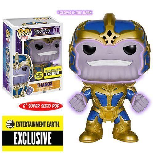 Funko Pop! Marvel Thanos Vinyl Bobble Head [Super-Sized, Glow In The Dark]