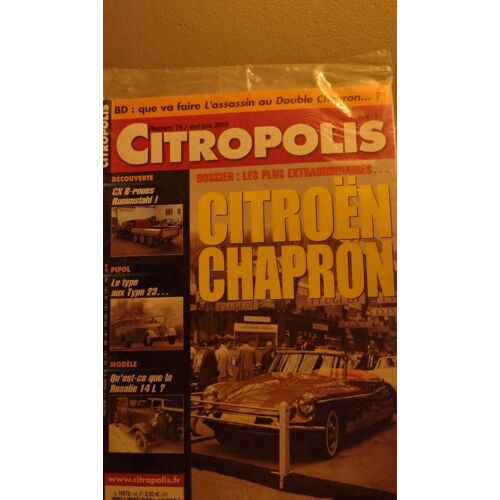 Citropolis N?74 Citroen Chaperon Mai 2009