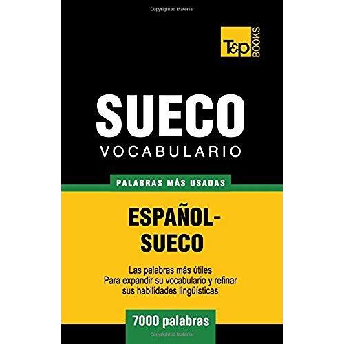 Spa-Vocabulario Espanol-Sueco