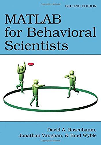 Matlab For Behavioral Scientists