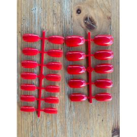 Faux Ongles Rouges  Rouge