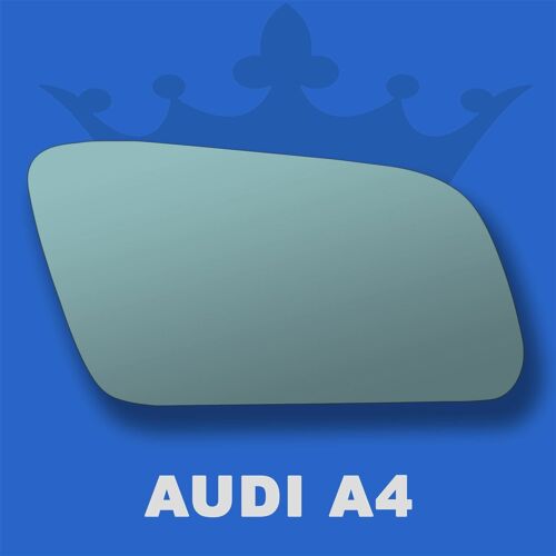 Rechts Fahrerseite Blau Flache Flügel Tür Spiegel Glas Für Audi A4 1999-2001
