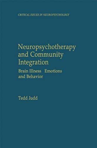 Neuropsychotherapy And Community Integration