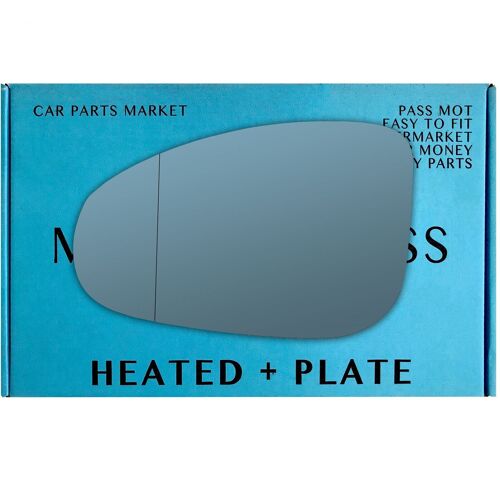 Linke Seite Blau Weitwinkel Spiegel Glas Für Jaguar F-Type 2013-2023 Beheizte Platte