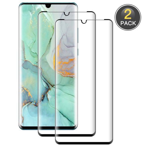Verre Trempé Huawei P30 Pro [ Lot de 2 ], Film Protection Ecran Verre Trempé Huawei P30 Pro